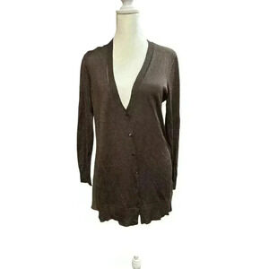 Nic+Zoe Small Cardigan‎ Sweater Beige Tan